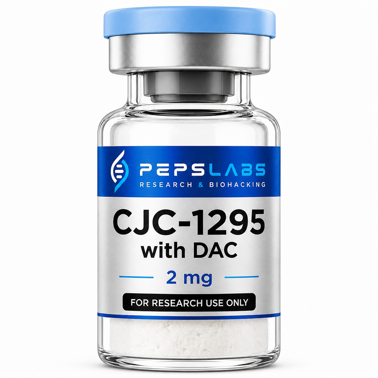 CJC-1295 with DAC — flacon de peptide lyophilisé grade recherche